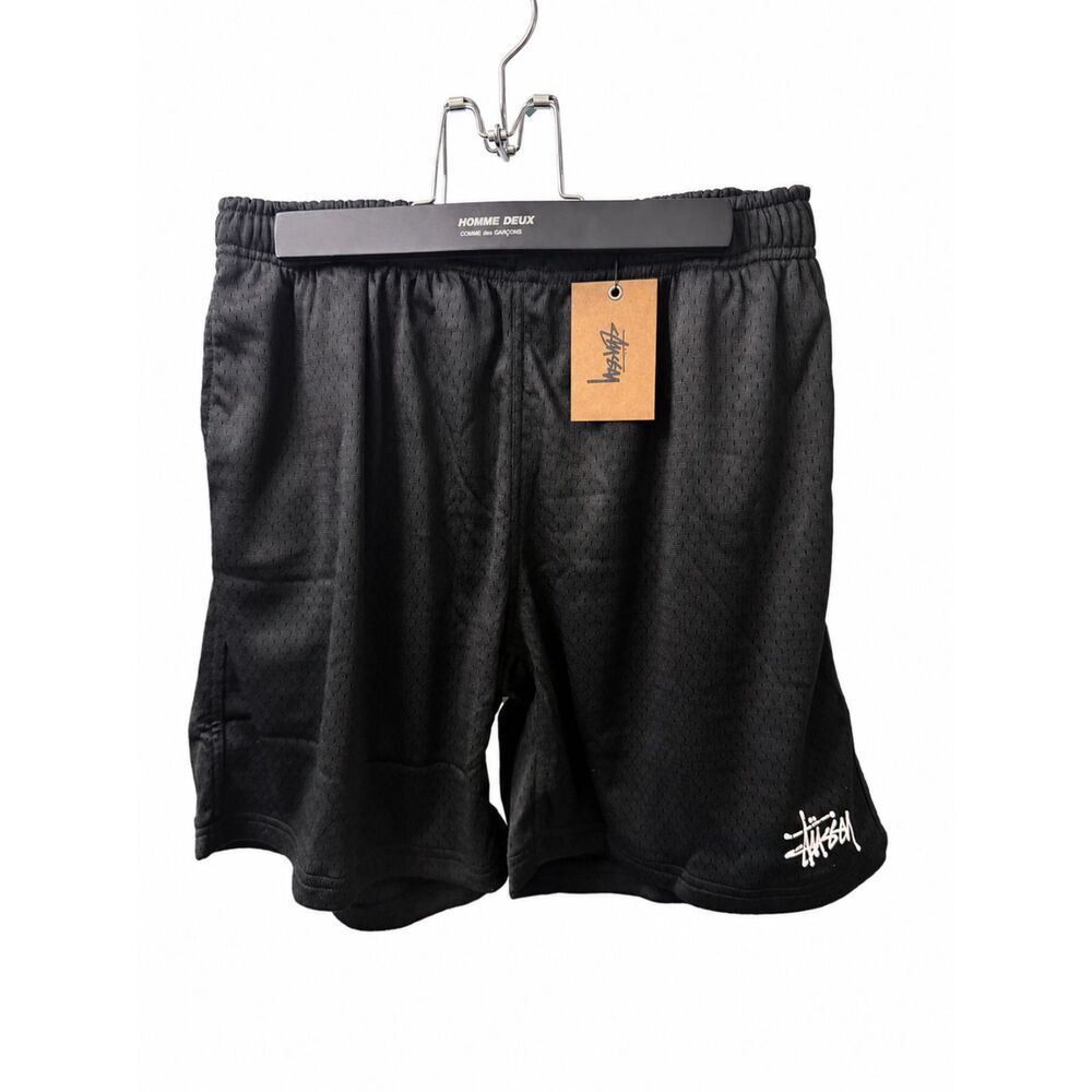 Stüssy Black Mesh Shorts SS25
